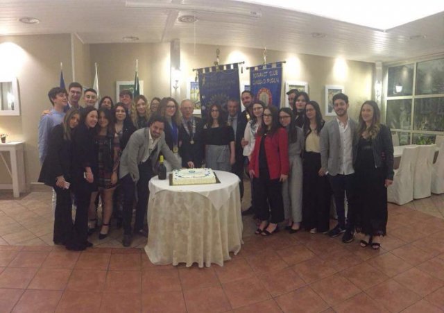 Celebrazione della Costituzione dell'Interact Club di Canosa